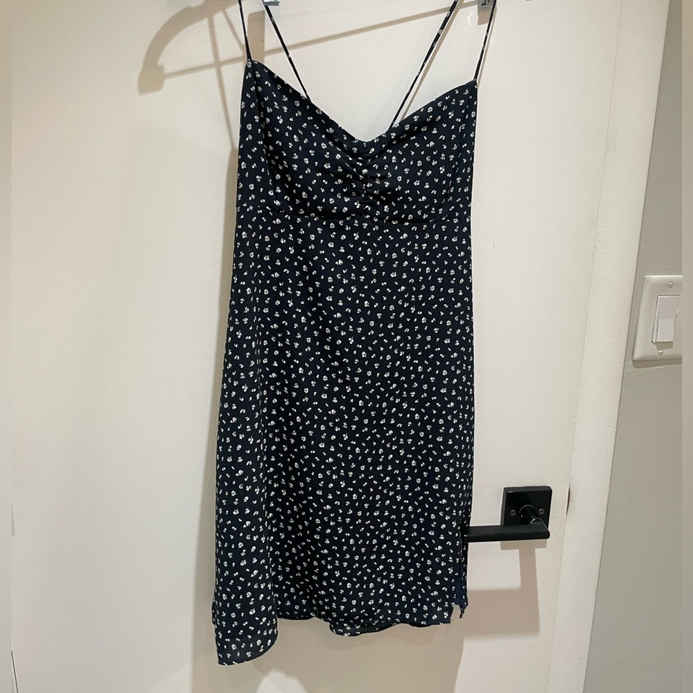 Oak + Fort Floral Printed Mini Dress